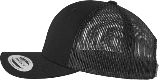 Retro Trucker Cap Kids Black Youth