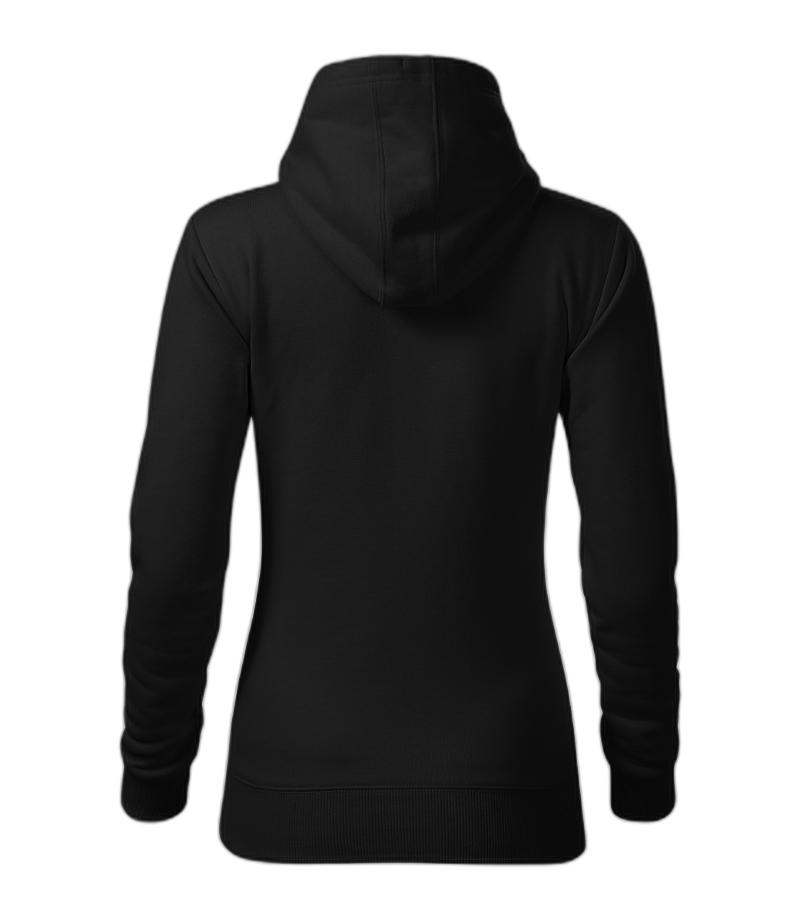 Cape Sweatshirt Frauen schwarz XL