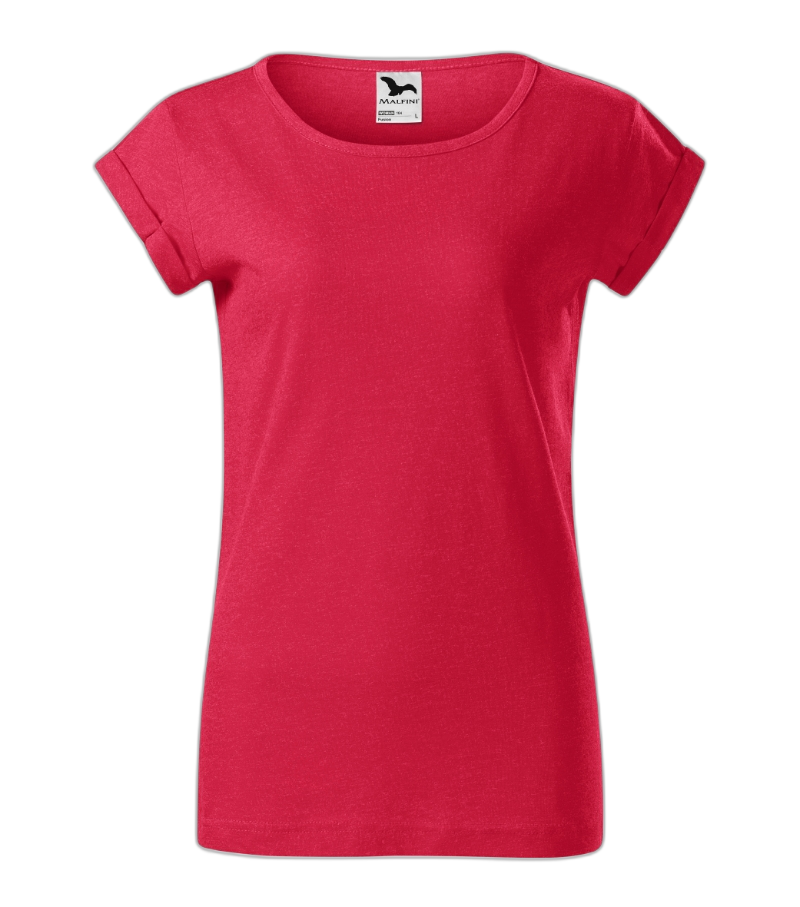 Fusion T-Shirt Frauen rot melliert XL