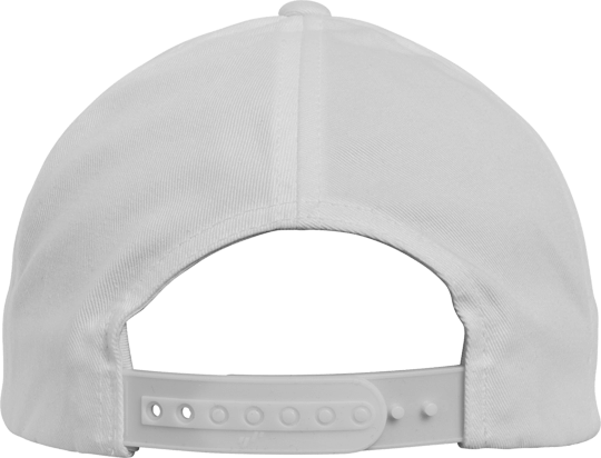 5 Panel Curved Classic Snapback White