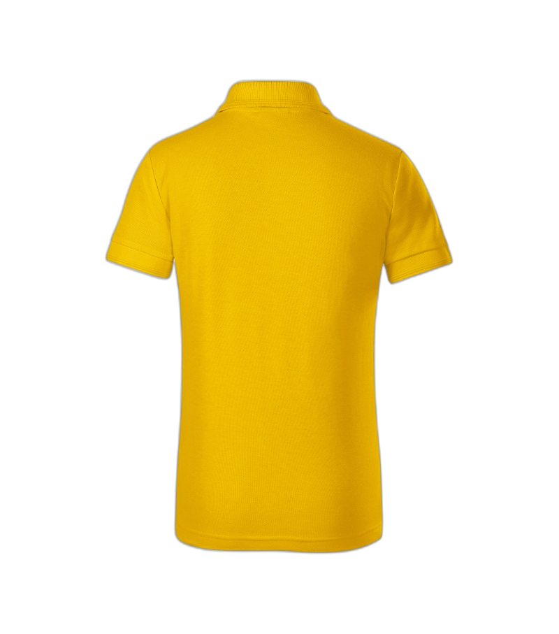 Pique Polo Polohemd Kinder gelb 110 cm/4 Jahre