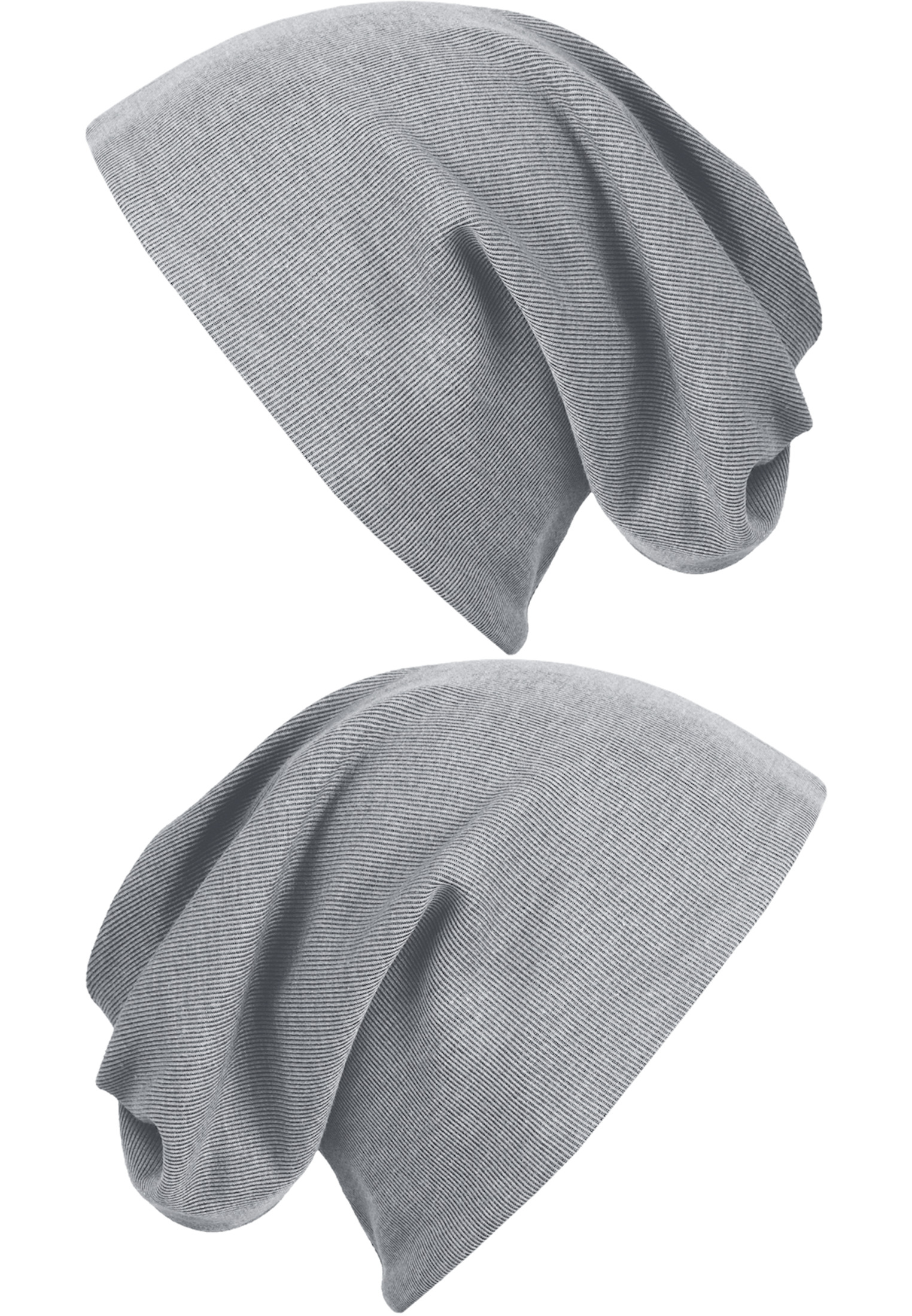 2 in 1 Schal Mütze h.grey one size