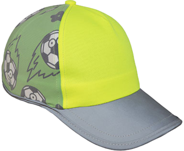 Cap for Kids Action Line Yellow Soccer