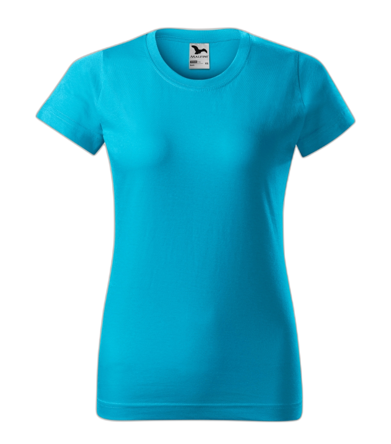 Basic T-Shirt Frauen türkisblau L