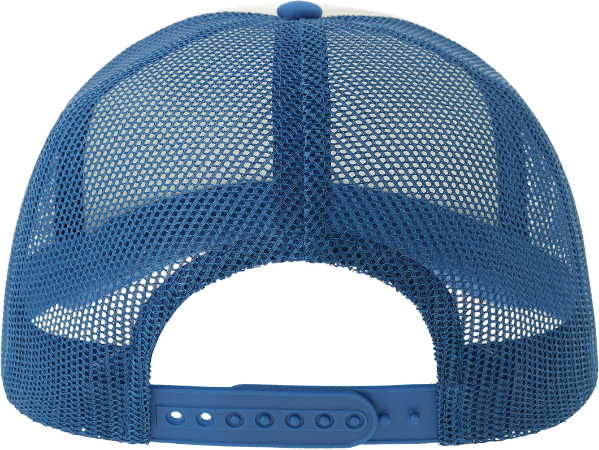 5 Panel Trucker Rapper-S Cap White Royal