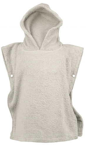 Babiezz Poncho with Hood Taupe 55x55 cm