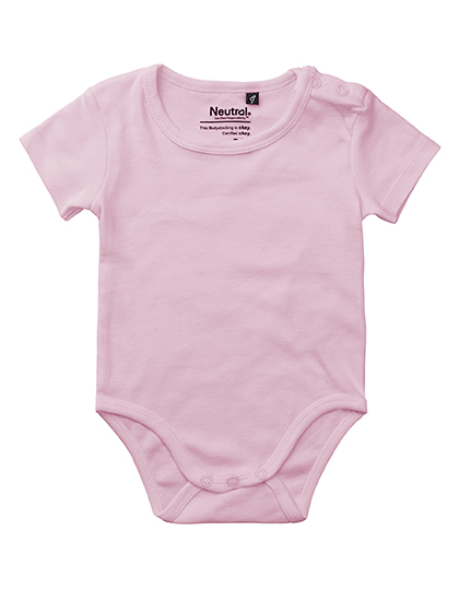 Babies Short Sleeve Body Light Pink 92