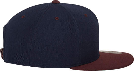 Unisex Classic Snapback 2-Tone Navy / Maroon