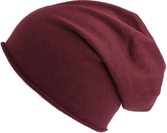 Unisex Long Beanie Burgundy