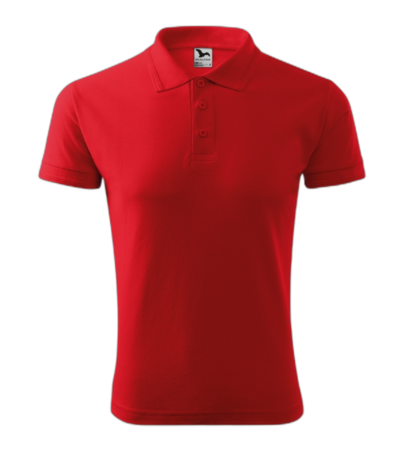 Pique Polo Polohemd Herren rot 3XL