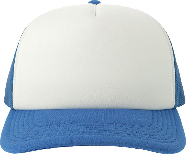 5 Panel Trucker Rapper-S Cap White Royal