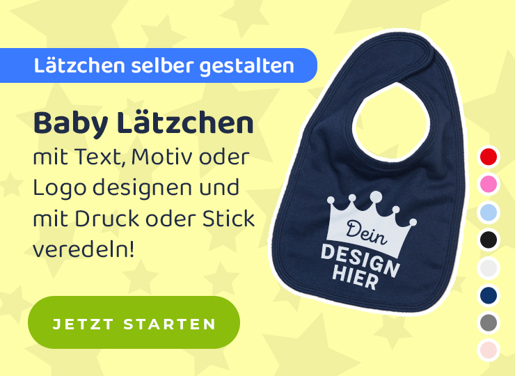 Baby Lätzchen besticken