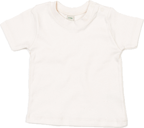 Gestaltbares Baby T-Shirt Organic Natural 18-24 Monate