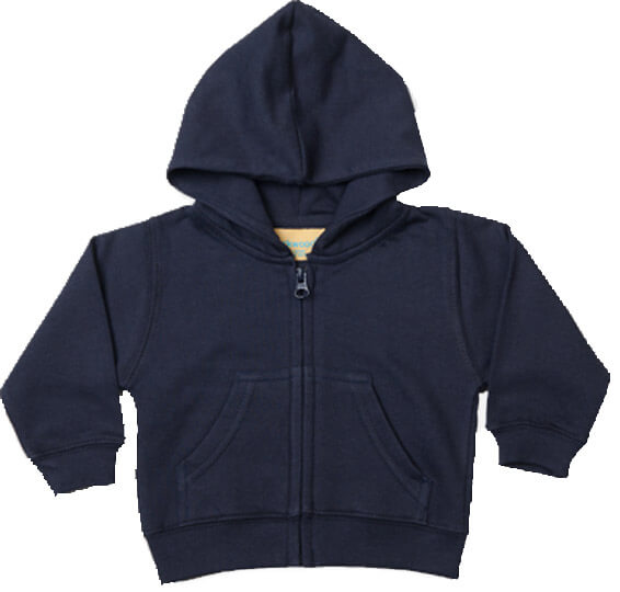Baby Zip Hoodie Navy 3-4 Jahre