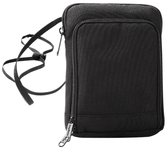 Travel Wallet / Festival Tasche Black