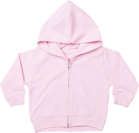 Baby Zip Hoodie Pale Pink 3-4 Jahre