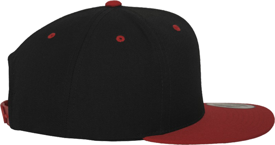 Unisex Classic Snapback 2-Tone Black / Red