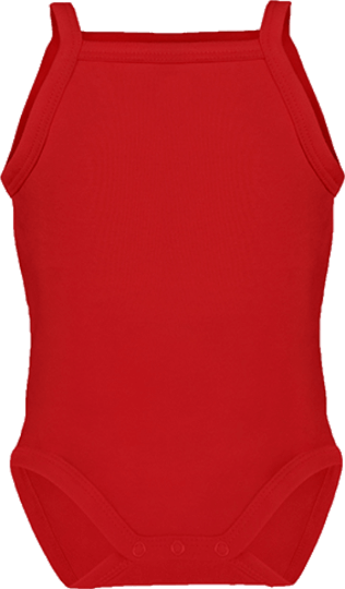 Baby Bio Body Singlet Red 86-92