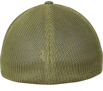 Flexfit Mesh Colored Front Unisex Buck-White-Buck S/M