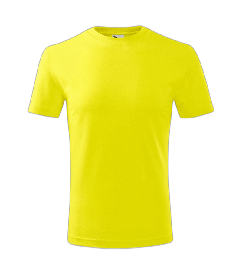 Classic New T-Shirt Kinder zitronengelb 146 cm/10 Jahre