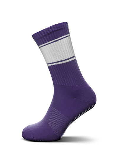 Basketball Socken Classics  Purple/WhiteBS 42-46