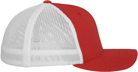 Mesh Trucker 2-Tone Cap Red/White L/XL