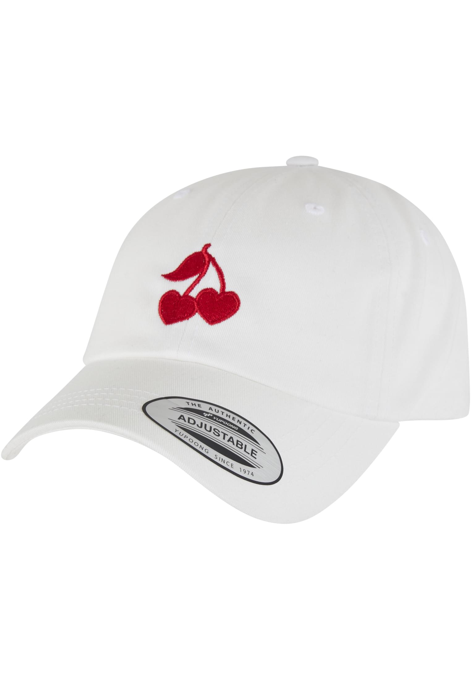 Heart Cherries Dad Cap white one size