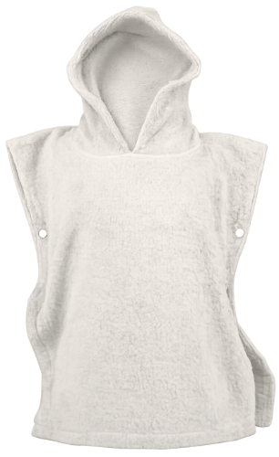 Babiezz Poncho with Hood Cream 55x55 cm