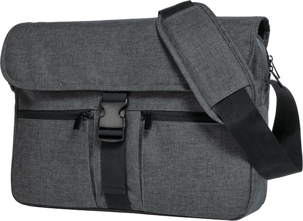 Notebook Bag Fashion Blue Grey Melange