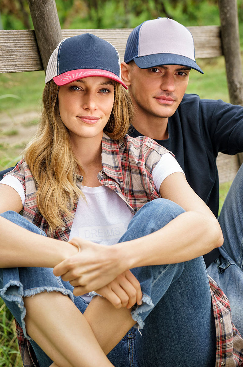 5 Panel Bull Trucker Cap Atlantis