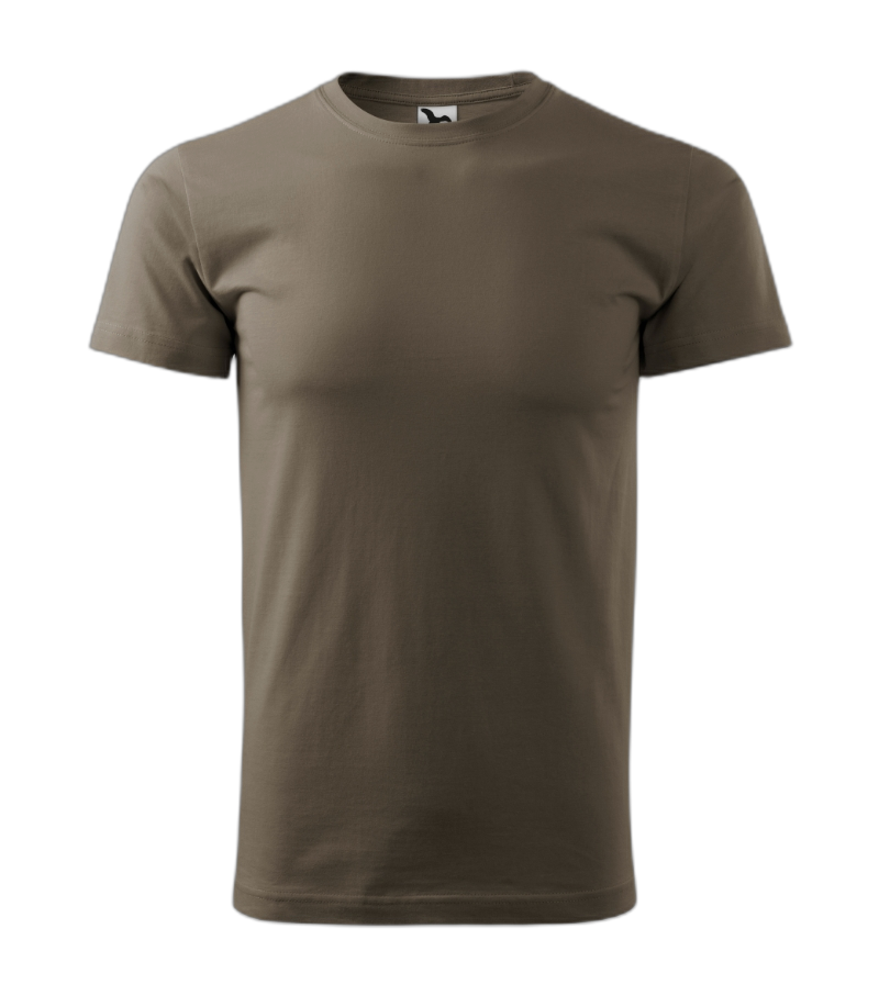 Basic T-Shirt Männer army 4XL