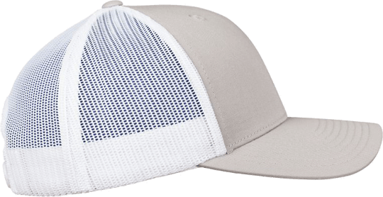 Retro Trucker Cap 2-Tone Silver / White