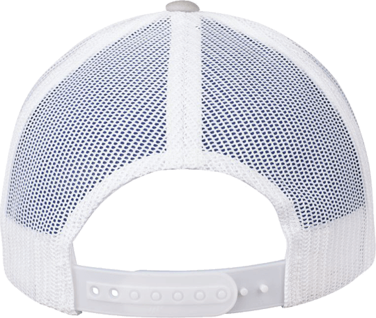 Retro Trucker Cap 2-Tone Silver / White