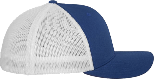 Mesh Trucker 2-Tone Cap Royal/White L/XL