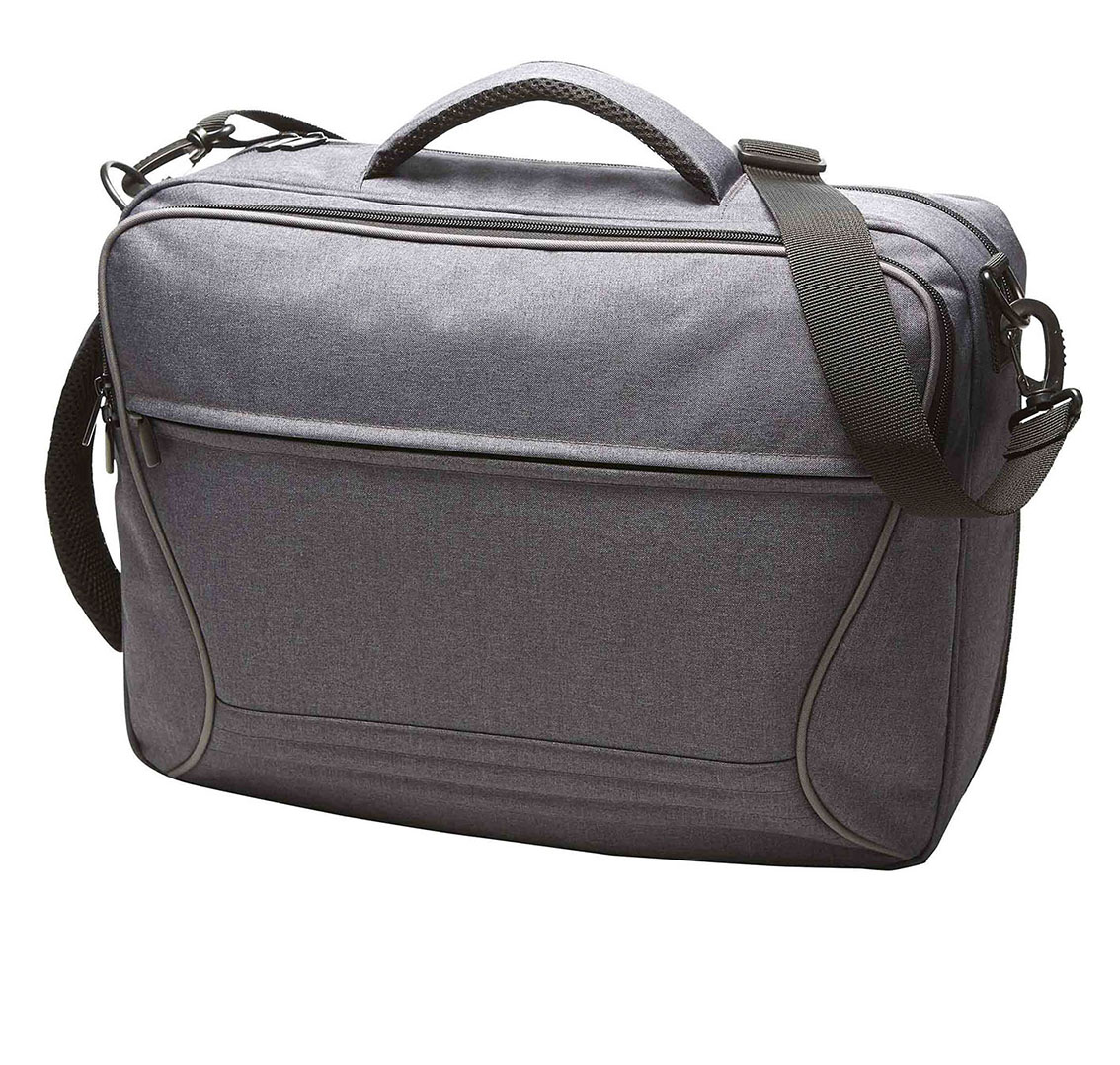 Combibag ATTENTION blau-grau meliert