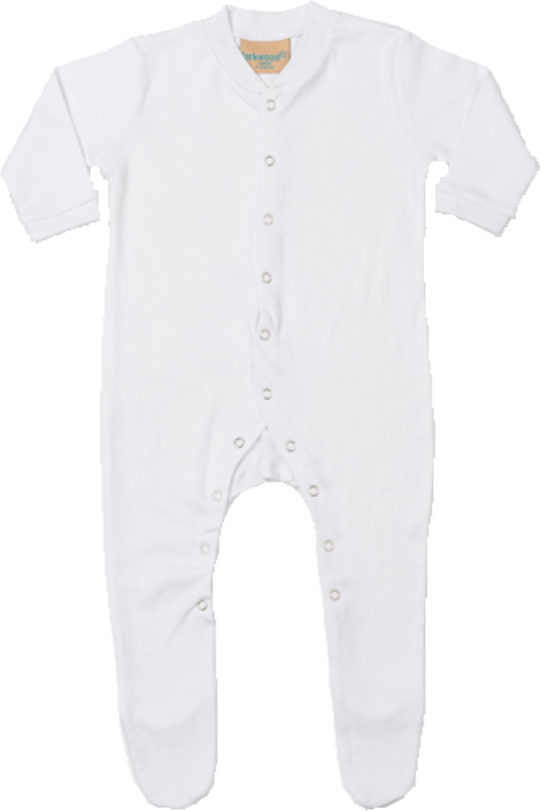 Baby Sleepsuit White 12-18 Monate