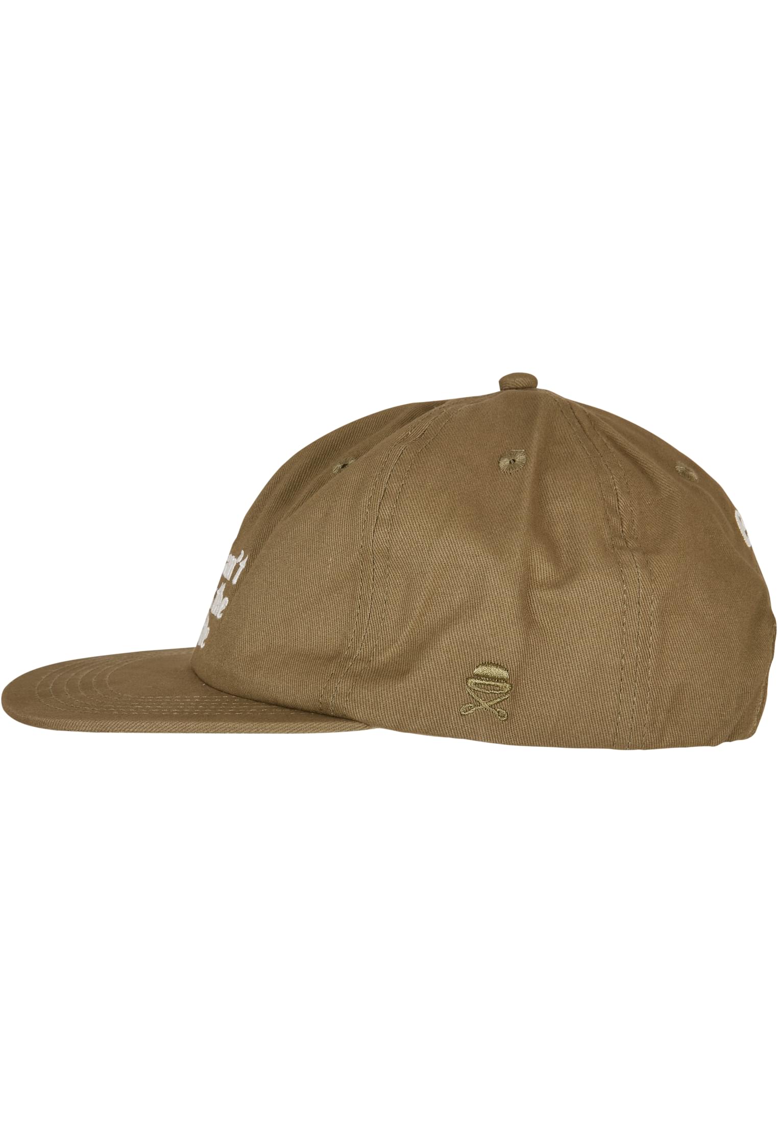 Knock the Hustle Strapback Cap olive/offwhite one size
