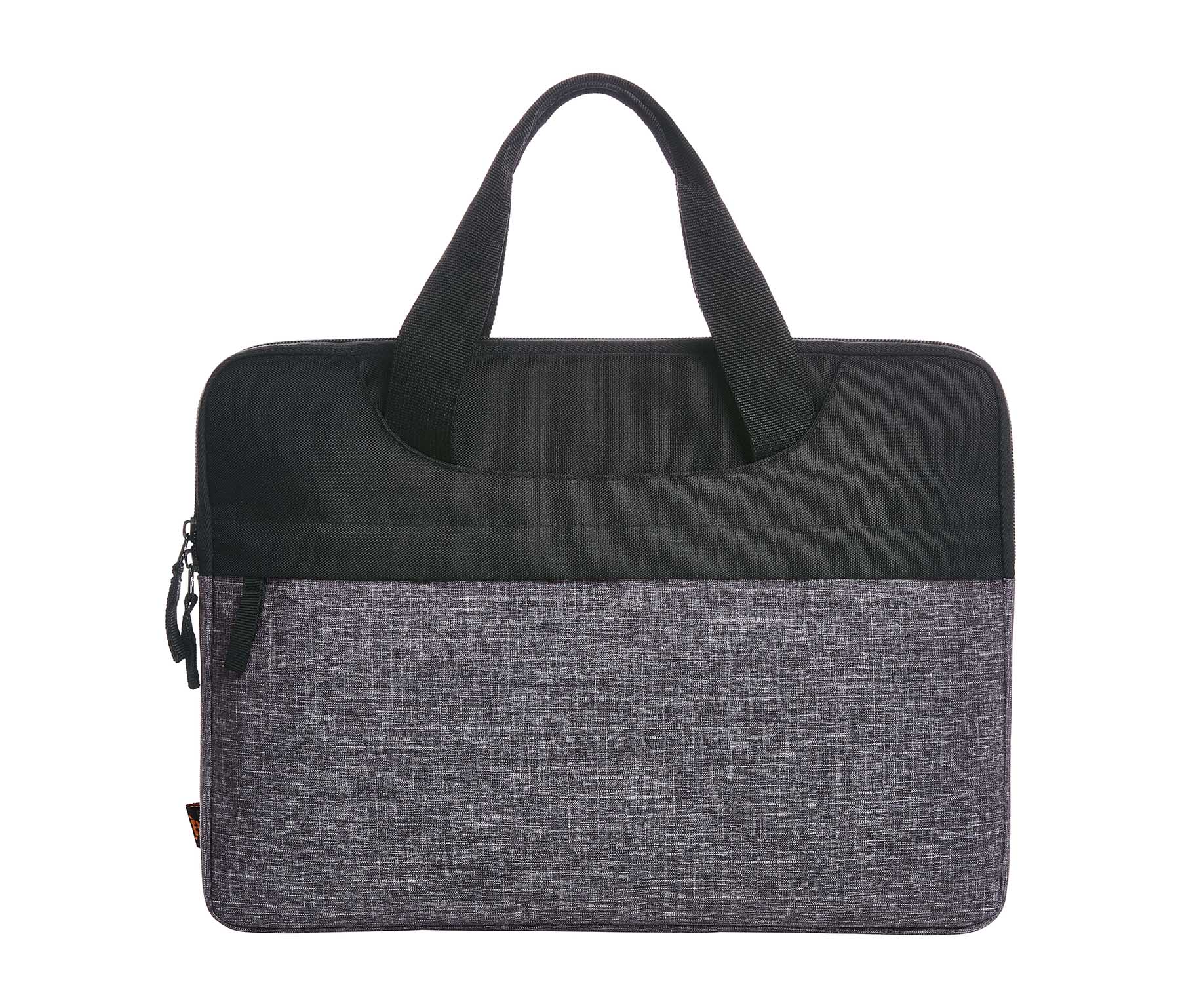 Laptop-Mappe ELEGANCE schwarz-grau-meliert