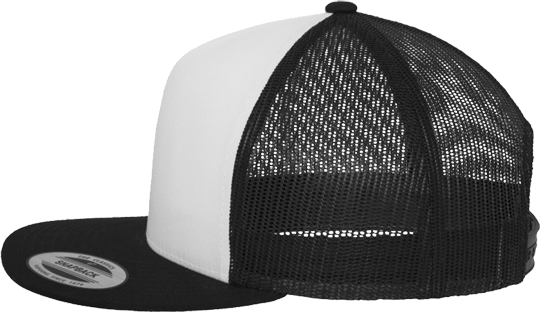 Classic Trucker Cap Woman White / Black