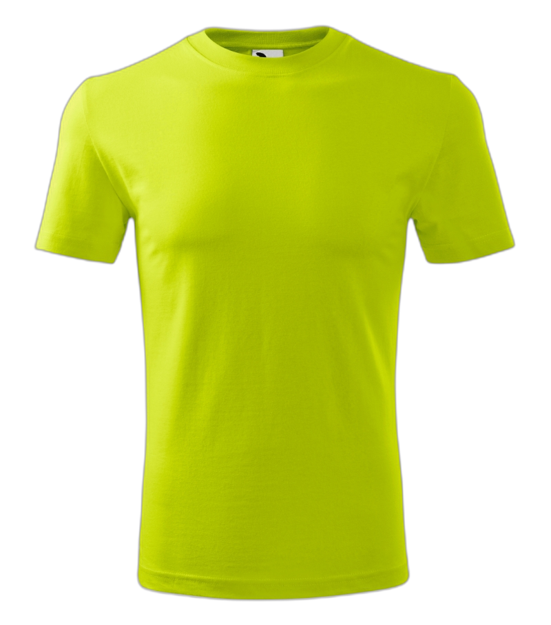 Classic New T-Shirt Männer zitronengrün S