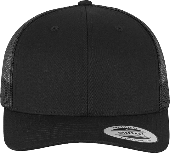 Trucker Retro Cap Black