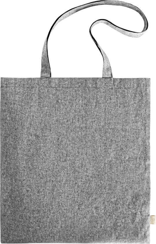 Einkaufstasche aus recycelter Baumwolle Light Grey