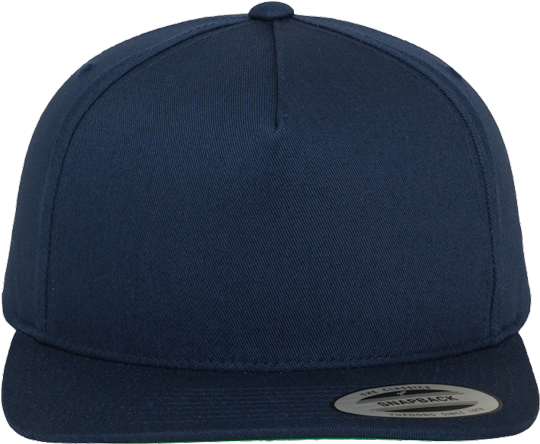 Classic 5 Panel Snapback Navy