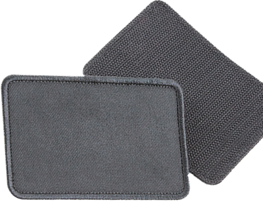 Cotton Removable Patch Graphite Grey
