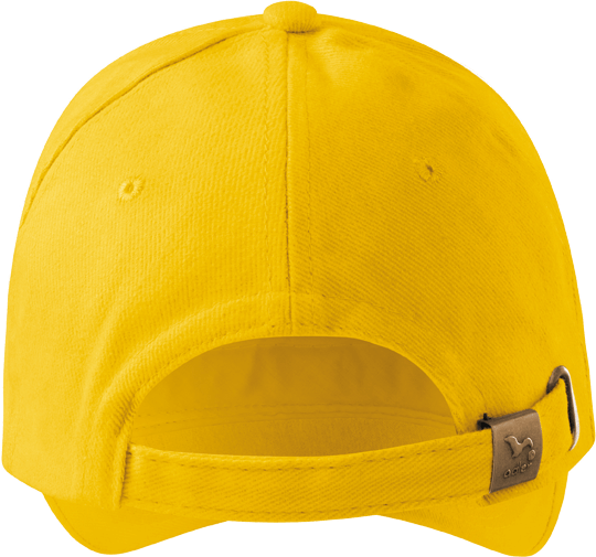 6 Panel Unisex Sandwich Cap Gelb