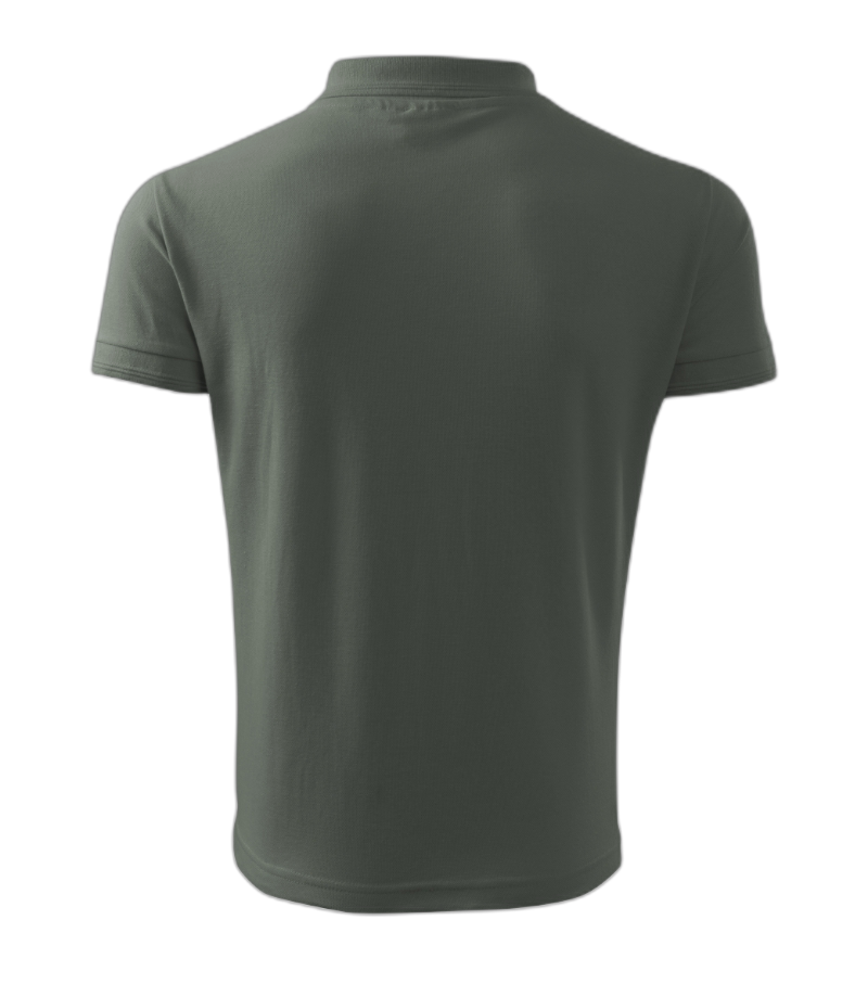 Pique Polo Polohemd Herren dunkler schiefer 3XL