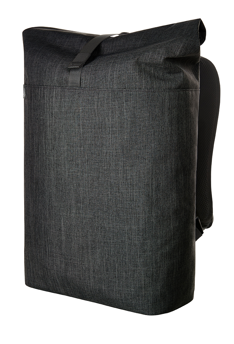 Notebook-Rollrucksack EUROPE schwarz meliert