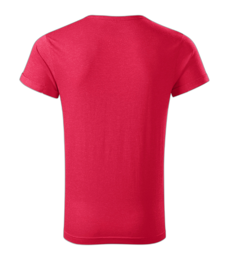 Fusion T-Shirt Männer rot melliert 3XL