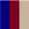 Navy / Burgundy / Beige