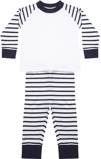 Baby und Kleinkinder Pyjama gestreift